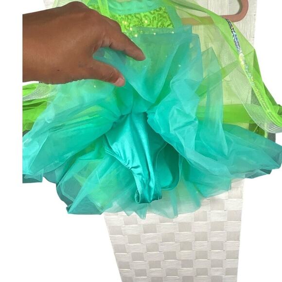 Dance Costume Bundle Weissman Child 3 & Under Size XS Green Ballet Dance Jazz - Picture 6 of 16
